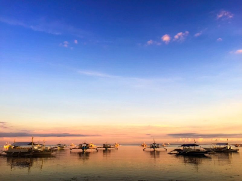 マラパスクア島の夕暮れ Malapascua